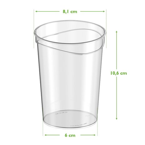 Plastic drinkbekers bierglazen REUSABLE - Webwinkel Hilbrand Tanja verpakkingen en